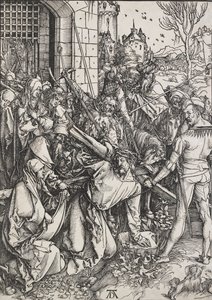 Kristus bærer korset, 1498-1499 af Albrecht Dürer