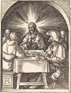 Kristus i Emmaus af Albrecht Dürer