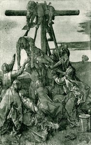 Kristus er taget ned fra korset af Albrecht Dürer