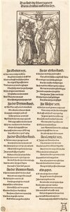 Kristus på korset med Maria og Johannes af Albrecht Dürer