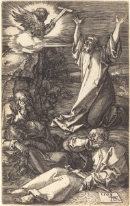Kristus på Oliebjerget af Albrecht Dürer