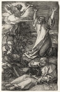 Kristus på Oliebjerget af Albrecht Dürer
