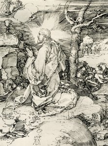Kristus på Oliebjerget af Albrecht Dürer