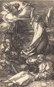 Kristus på Oliebjerget, 1508. af Albrecht Dürer