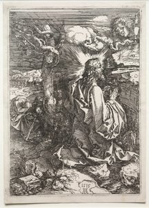 Kristus på Oliebjerget, 1515. af Albrecht Dürer