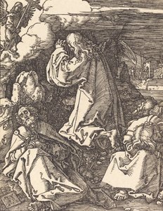 Kristus på Oliebjerget, sandsynligvis ca. 15091510. af Albrecht Dürer