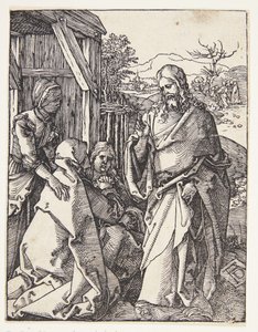 Kristus tager afsked med sin mor af Albrecht Dürer