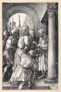 Kristus for Pilatus (Den graverede passion) af Albrecht Dürer
