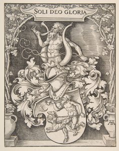 Våbenskjold af Johann Tscherte.n.d. af Albrecht Dürer