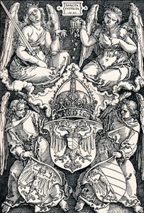 Våbenskjold fra byen Nürnberg, 1521 1906. af Albrecht Dürer