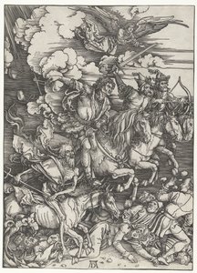 Apokalypsens fire ryttere af Albrecht Dürer