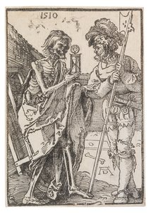 Døden og Lansquenet, 1510. af Albrecht Dürer