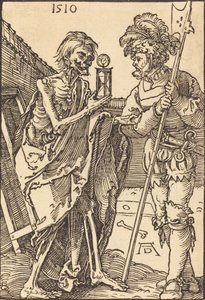 Døden og Lansquenet, 1510. af Albrecht Dürer