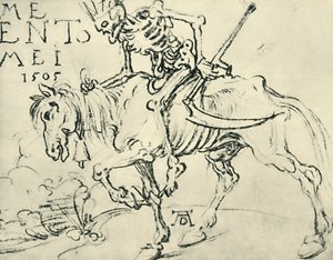 Dødsridning, 1505, 1943. af Albrecht Dürer