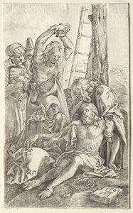 Nedstigning fra korset, 1501. af Albrecht Dürer