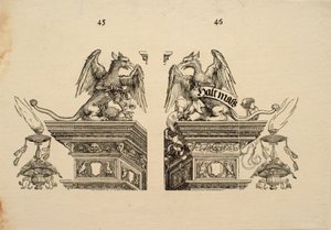 Detalje 45 og 46 af Albrecht Dürer