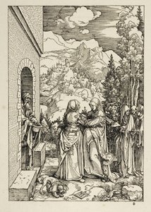 Visitationen (Jomfru Marias liv) af Albrecht Dürer