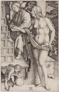 Den dovnes fristelse (Lægens drøm) af Albrecht Dürer