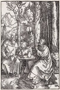 De hellige eremitter Antonius og Paulus af Albrecht Dürer