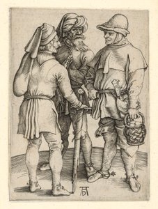 Tre bønder i samtale af Albrecht Dürer