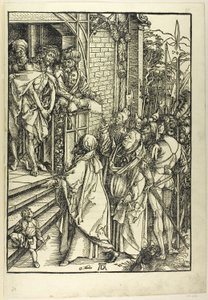 Ecce Homo - Præsentationen af Kristus, fra The Large Passion af Albrecht Dürer