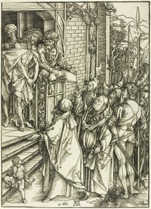 Ecce Homo - Præsentationen af Kristus, fra The Large Passion af Albrecht Dürer