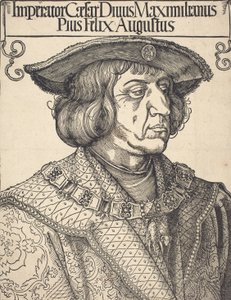 Kejser Maximilian I, ca. 1518. af Albrecht Dürer