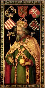 Kejser Sigismund, hellig romersk kejser, konge af Ungarn og Bøhmen (1368-1437), ca. 1600 af Albrecht Dürer