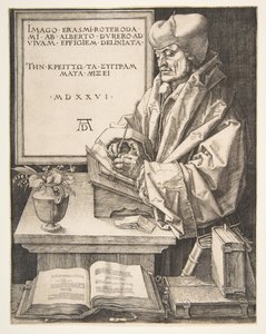 Erasmus af Rotterdam, 1526. af Albrecht Dürer