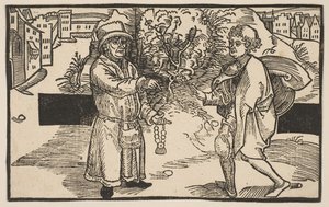 Eunuchs, fra The Comedies of Terence, genoptryk fra det 19. århundrede.n.d. af Albrecht Dürer