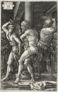 Flagelation, fra The Engraved Passion af Albrecht Dürer