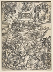 Four Avenging Angels, from the Apocalypse series.a.n.d. dani af Albrecht Dürer