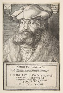 Frederik den Vise, Kurfyrste af Sachsen, 1524. af Albrecht Dürer