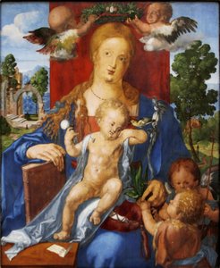 Tysk: Die Madonna mit dem Zeisig The Madonna with the Siskin af Albrecht Dürer