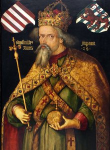 Tysk: Kaiser Sigismund Kejser Sigismund (1368-1437) af Albrecht Dürer