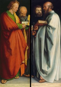 Tysk: Vier Apostel De fire apostle af Albrecht Dürer