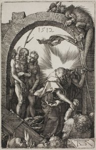 Harving af Helvede; Kristus i limbo, fra The Engraved Passion af Albrecht Dürer