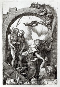 Harrowing of Hell eller Kristi nedstigning i Limbo, 1512 af Albrecht Dürer