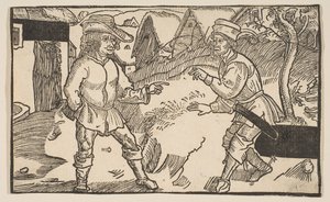 Heauton Timourumenos, fra The Comedies of Terence, genoptryk fra det 19. århundrede.n.d. af Albrecht Dürer