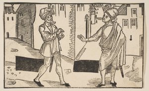 Hecyra, fra The Comedie of Terence, genoptryk fra det 19. århundrede.n.d. af Albrecht Dürer