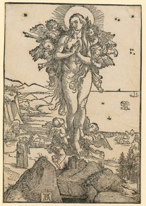 De hellige biskopper Nikolaus, Ulrich og Erasmus af Albrecht Dürer