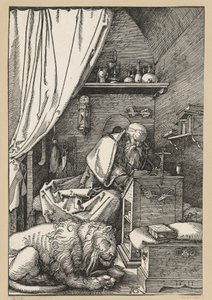 Den hellige Hieronymus i sin celle af Albrecht Dürer