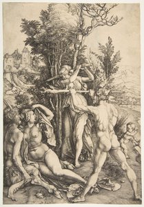 Herkules ved Korsvejen, ca. 1498. af Albrecht Dürer