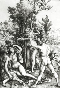 Herkules ved korsvejen, 1498 af Albrecht Dürer