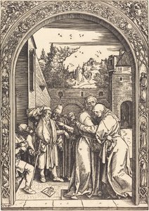 Joachim og Anna ved Den Gyldne Port, 1504. af Albrecht Dürer