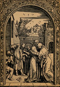 Joachim og Anna, 1504. af Albrecht Dürer