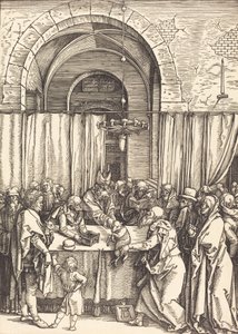Joachims tilbud afvist, ca. 15041505. af Albrecht Dürer