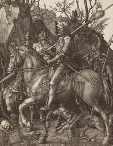 Ridder, død og djævel, 1513. af Albrecht Dürer