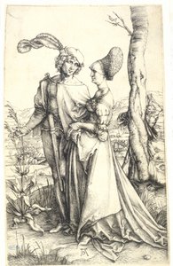 Spadsereturen (Bartsch 94) af Albrecht Dürer