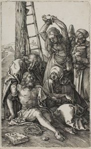 Kristi klagesang, fra The Engraved Passion af Albrecht Dürer
